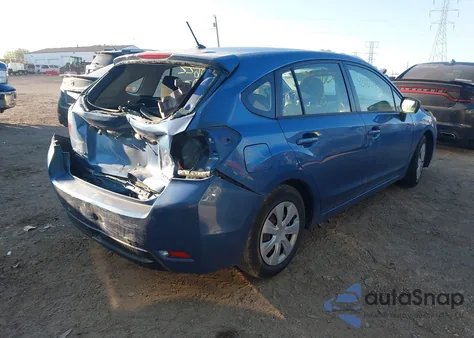 2016 Subaru Impreza 2.0I из США, поврежденный, VIN JF1GPAA64G8200626